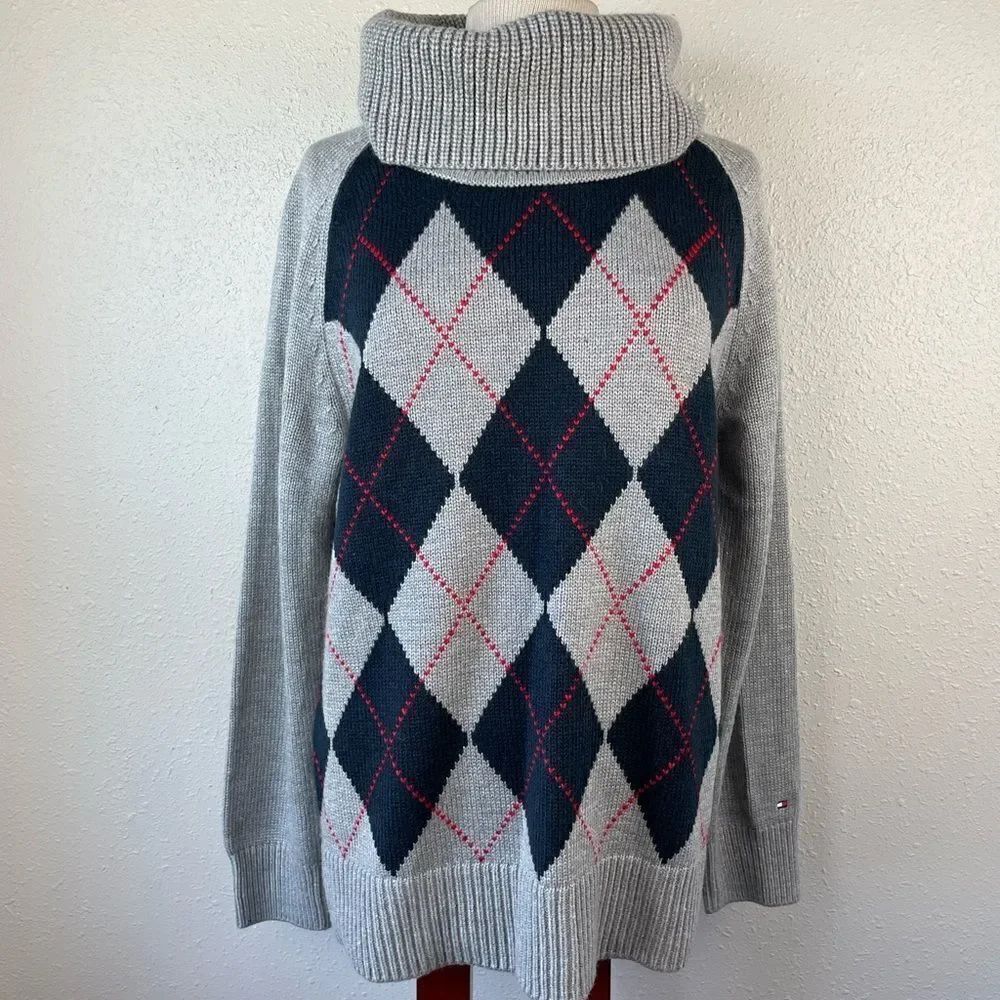 Tommy Hilfiger Cowl Neck Sweater Size M EUC
